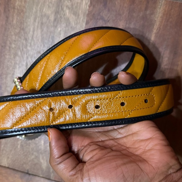 Gucci Double G Leather Tourchon Belt 'Brown' - Picture 7 of 16